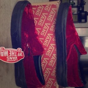 Maroon vans
